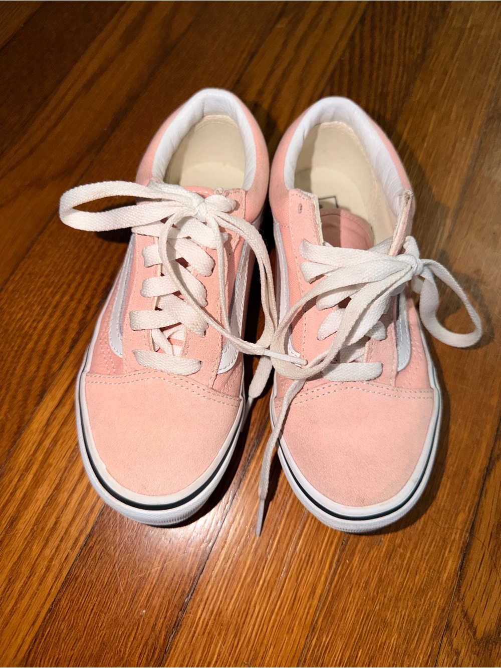 Classic Pink Suede Low-Top Sneakers - kids